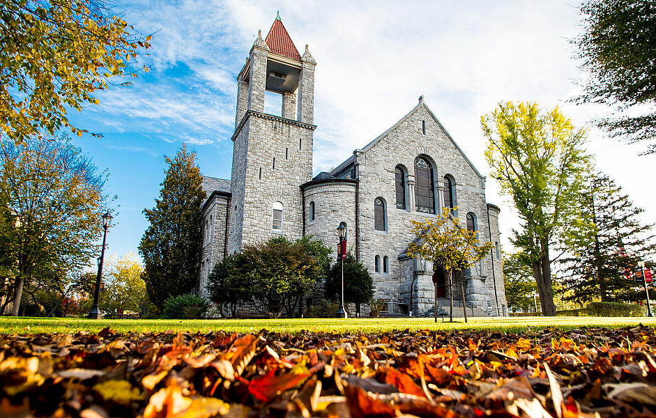 Bomberger Hall houses the center for the Office of Religious and Spiritual Life at Ursinus College.