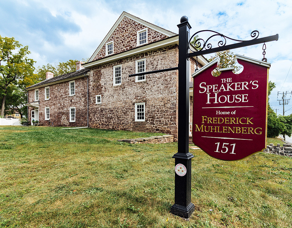 Photo shoot for Ursinus Magazine at the Speaker's House in Trappe - 
