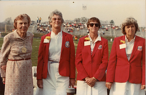 Vonnie Gros Eleanor Snell red blazers