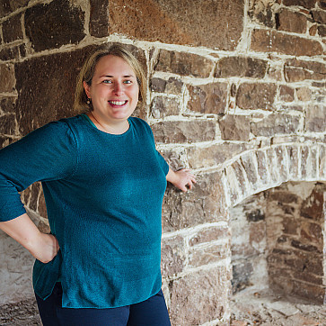 Lisa Minardi for Ursinus Magazine at the Speaker's House in Trappe -