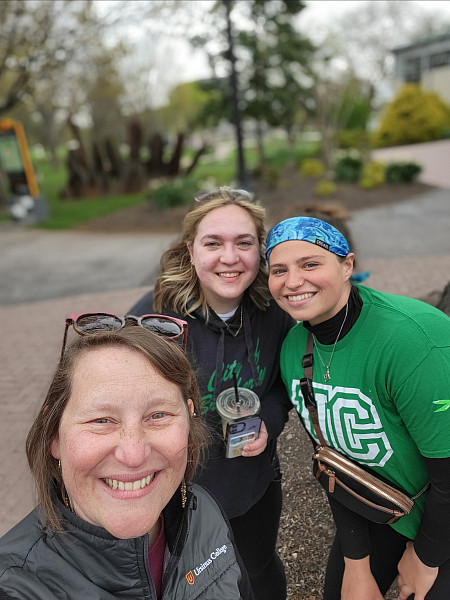 Alumni came back to walk in the Out of the Darkness Suicide Prevention Walk 2024!