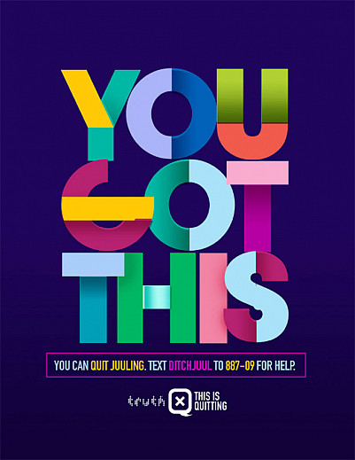 You got this written in colorful letters
