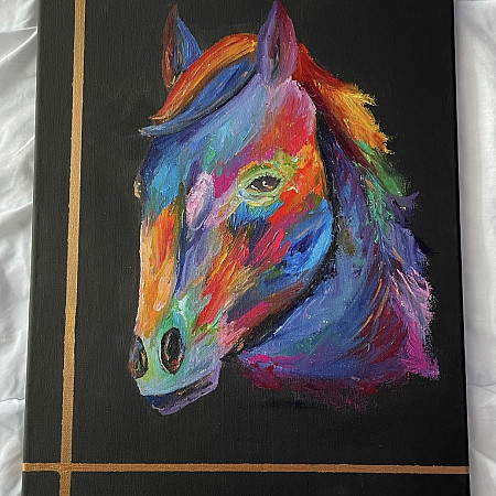Rainbow Horse by Amanda De Souza