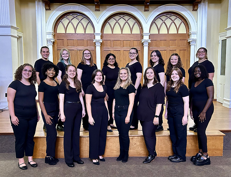 Ursinus College Singers in Bomberger Hall