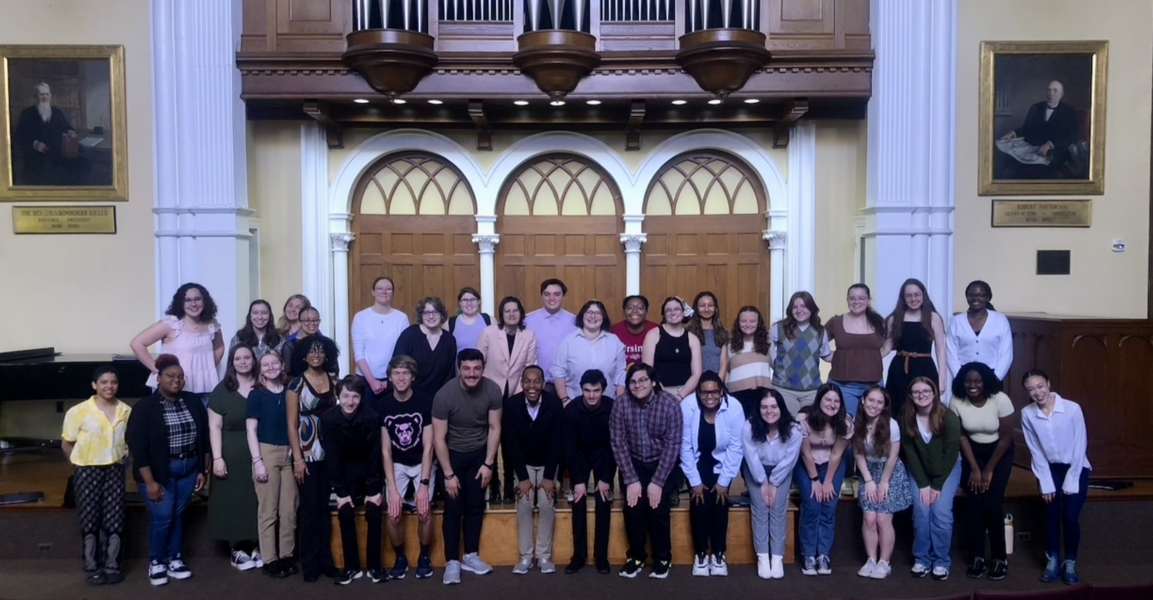 Voices of Ursinus workshop with award-winning composer Dr. Marques Garrett (Spring 2024)