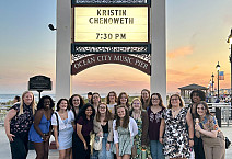 Ursinus College Singers visiting the Ocean City Music Pier to see Kristin Chenoweth