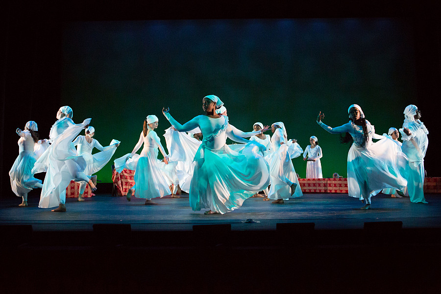 Dance costumes designed by Kierceton Keller
