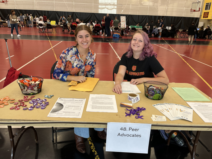 Peer Advocates at the Activities Fair 22-23