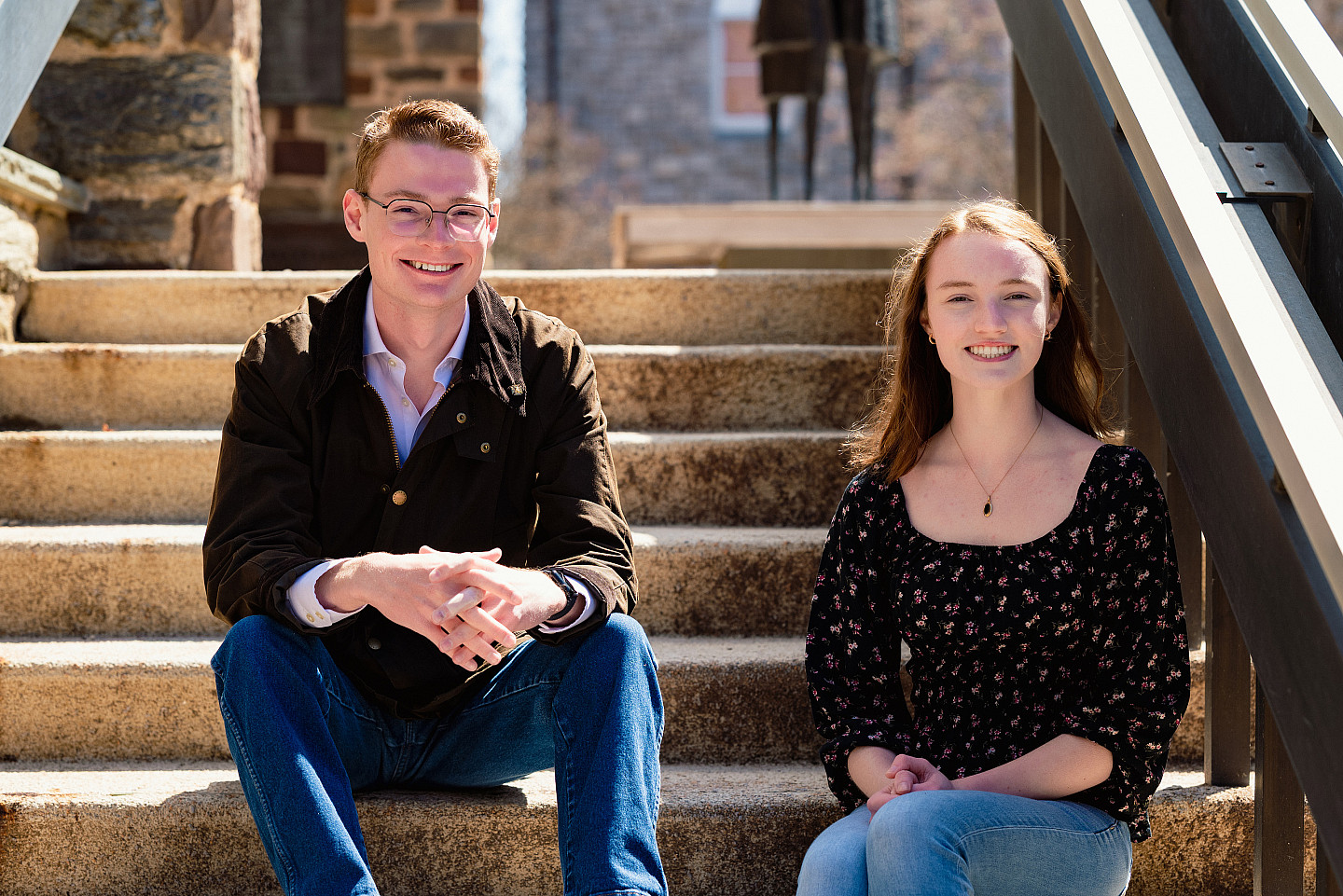 Trey Dykeman '25 and Kelsey Lyons '27