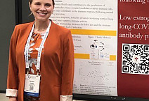 Associate Professor of Health Sciences and Director of the TRACE Lab Nicole Ivaska presenting at the American Public Health Association (...