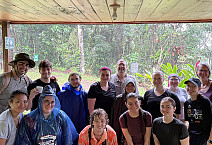 Ursinus College students in Costa Rica