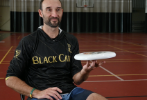 Professor of Physics Tom Carroll discussing his love of the sport of ultimate.