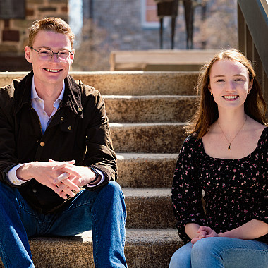 Trey Dykeman '25 and Kelsey Lyons '27