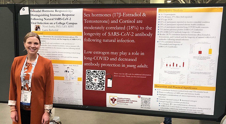 Associate Professor of Health Sciences and Director of the TRACE Lab Nicole Ivaska presenting at the American Public Health Association (...