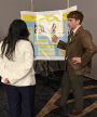 Spanish major Matthew Adams '27 presents at NeMLA