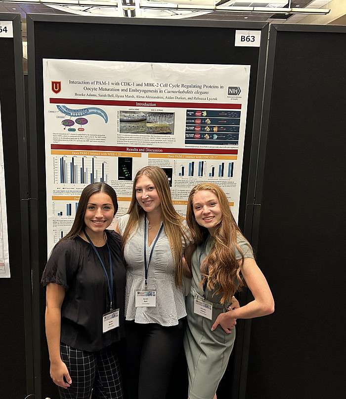 Ilyssa Marsh '24, Sarah Bell '24, Brooke Adams '24