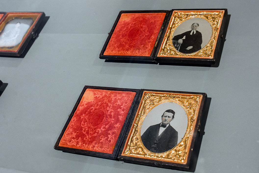 Installation view of Faces