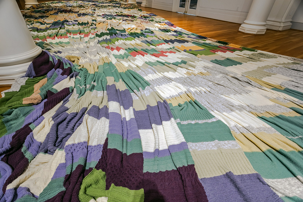 Jools Gilson and Richard Povall, The Knitting Map, 2005.