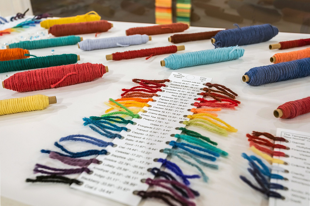 Installation view of The Tempestry Project.