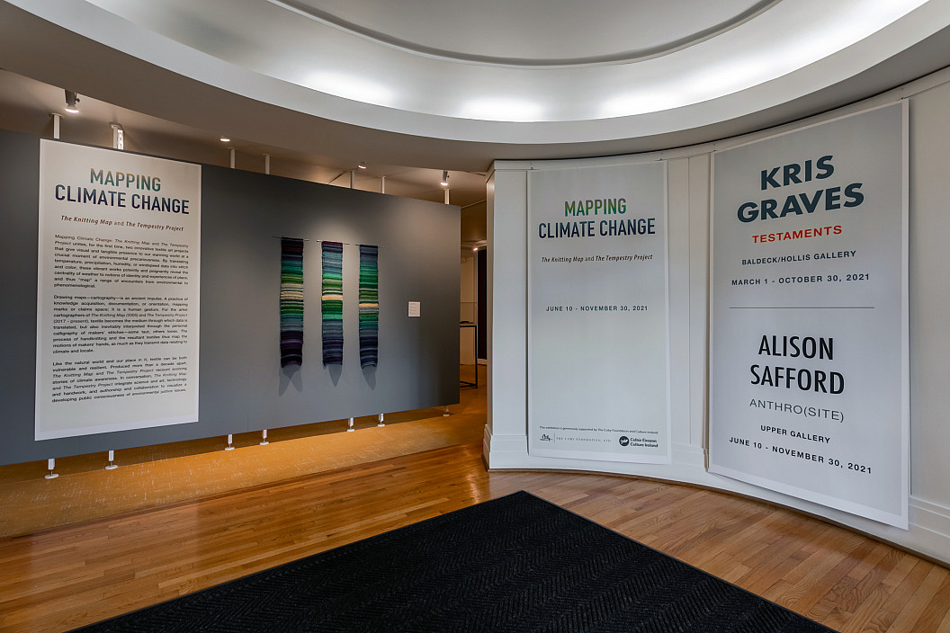 Installation view of The Tempestry Project.
