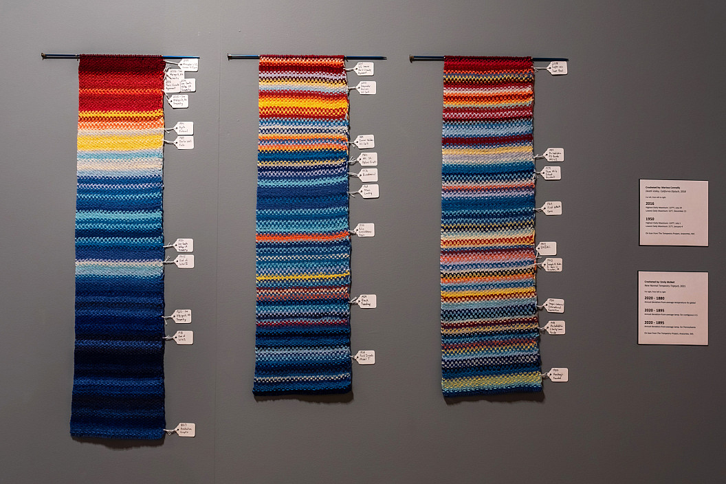 Installation view of The Tempestry Project.