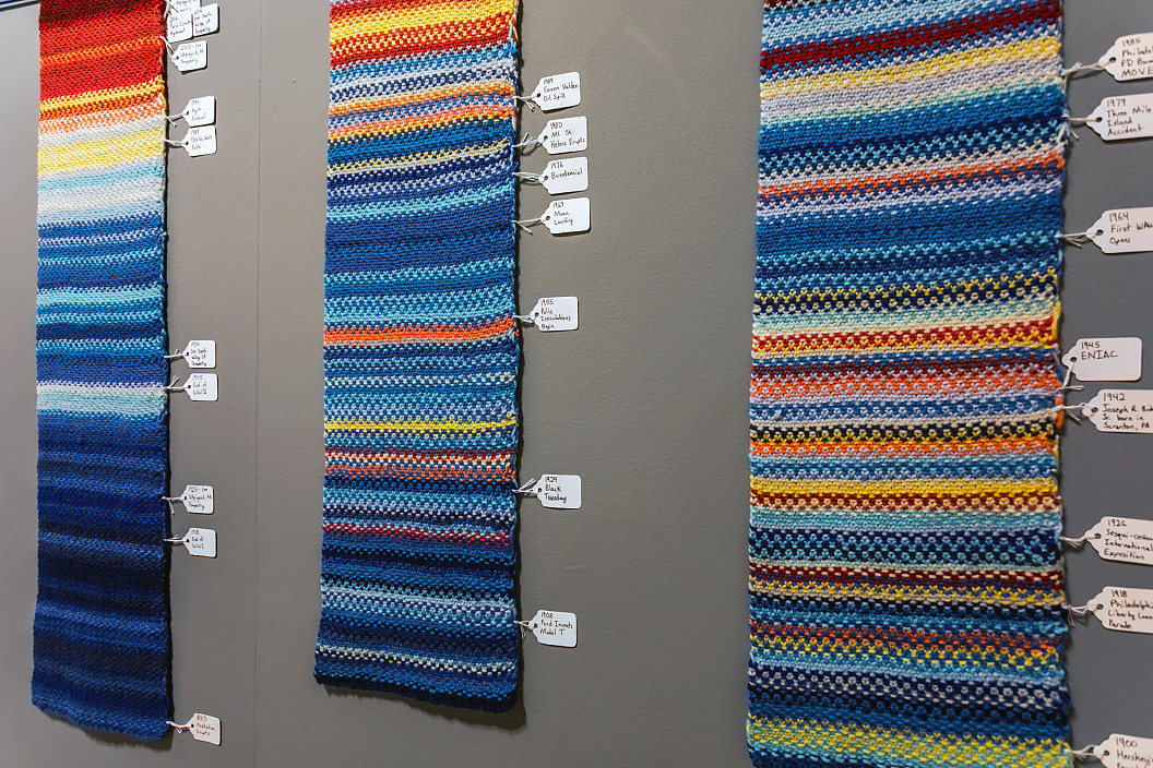 Installation view of The Tempestry Project.