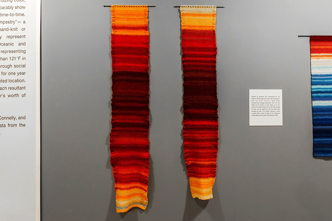 Installation view of The Tempestry Project.