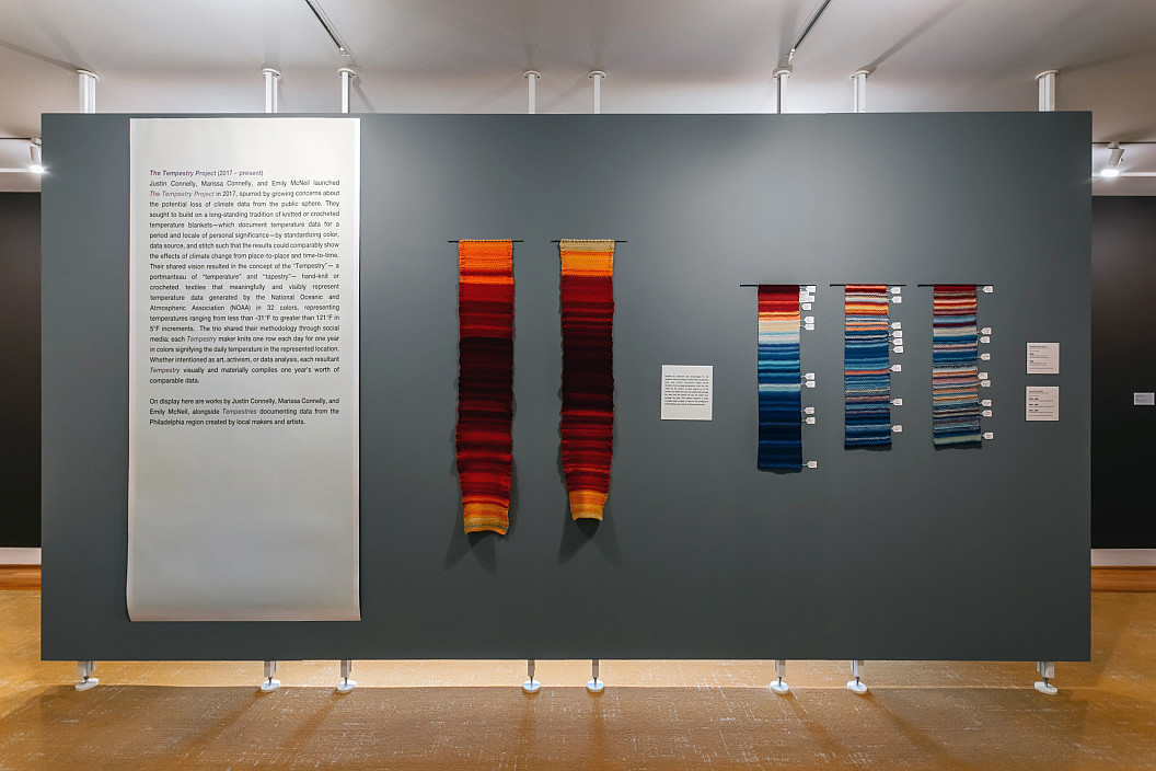 Installation view of The Tempestry Project.