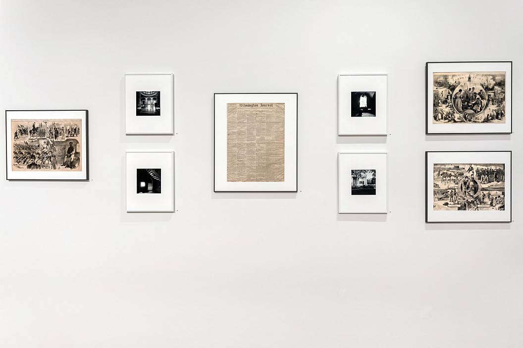 Installation view of A Stirring Song Sung Heroic: African Americans from Slavery to Freedom, 1619 to 1865