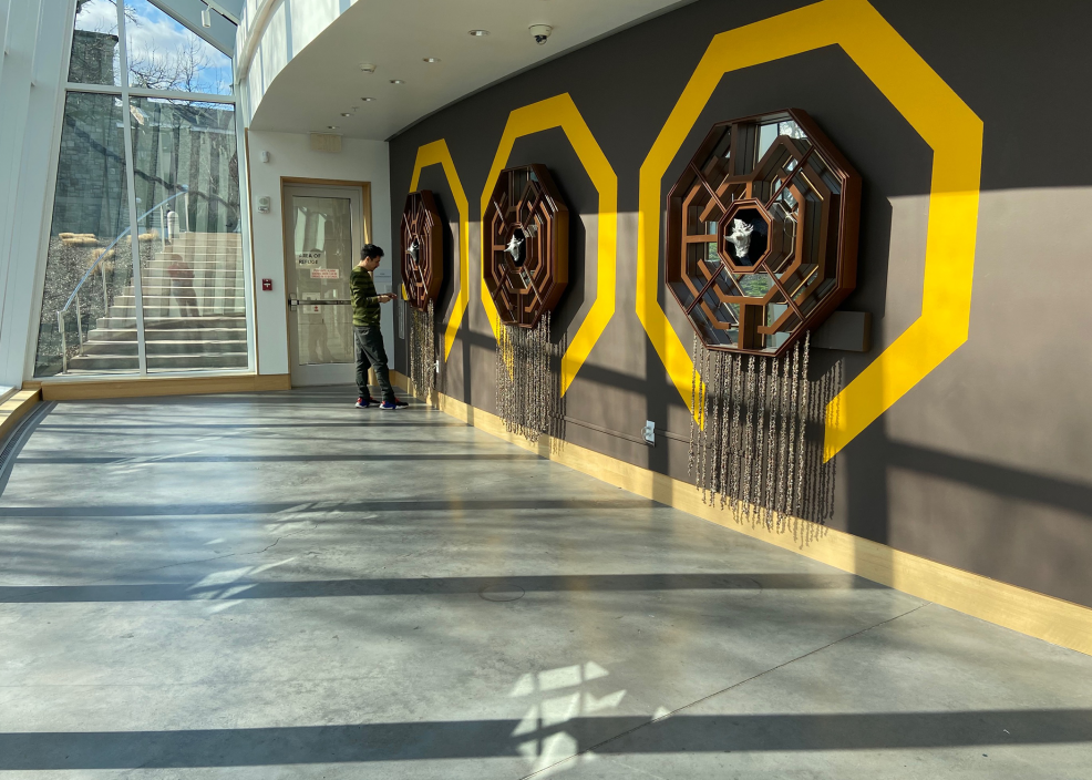 Installation view of Umbral.