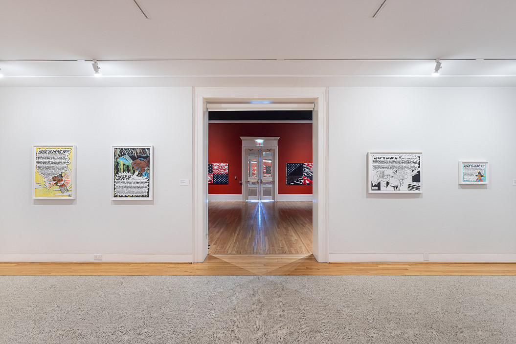 Installation view of Overture