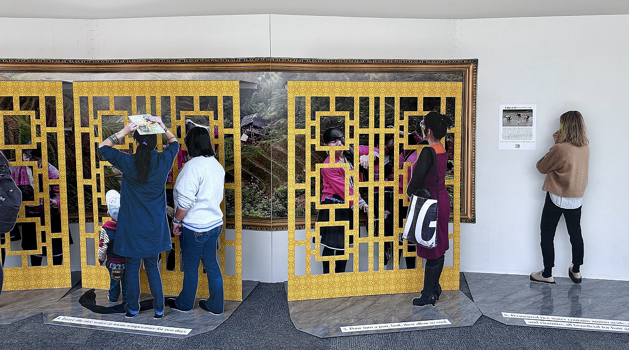 Colette Fu, A Day in the Terraced Rice Fields installation view, 2025.