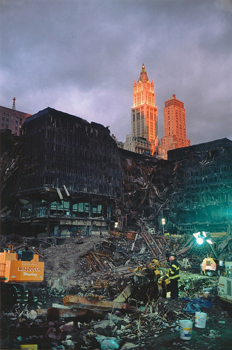 Installation view of Aftermath