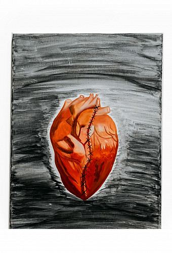 Jailene Rodriguez, Strength, 2021. Oil on canvas. 11 x 14 inches.