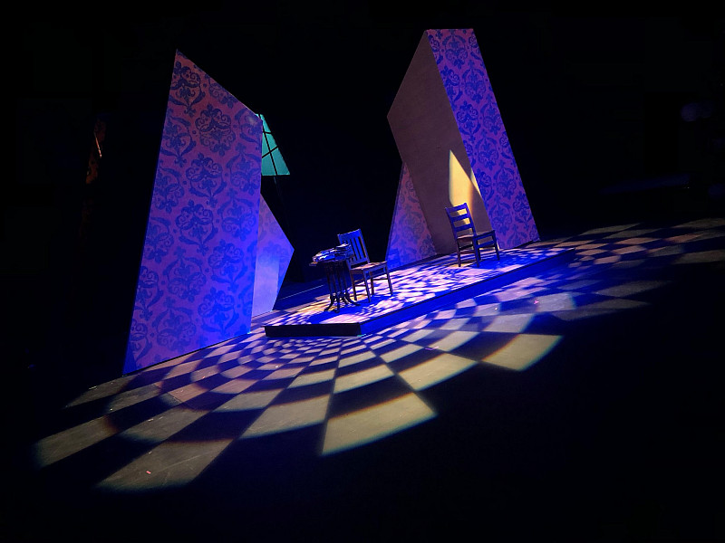 Lighting design for Poe on Poe by PVDT program director Shannon Zura
