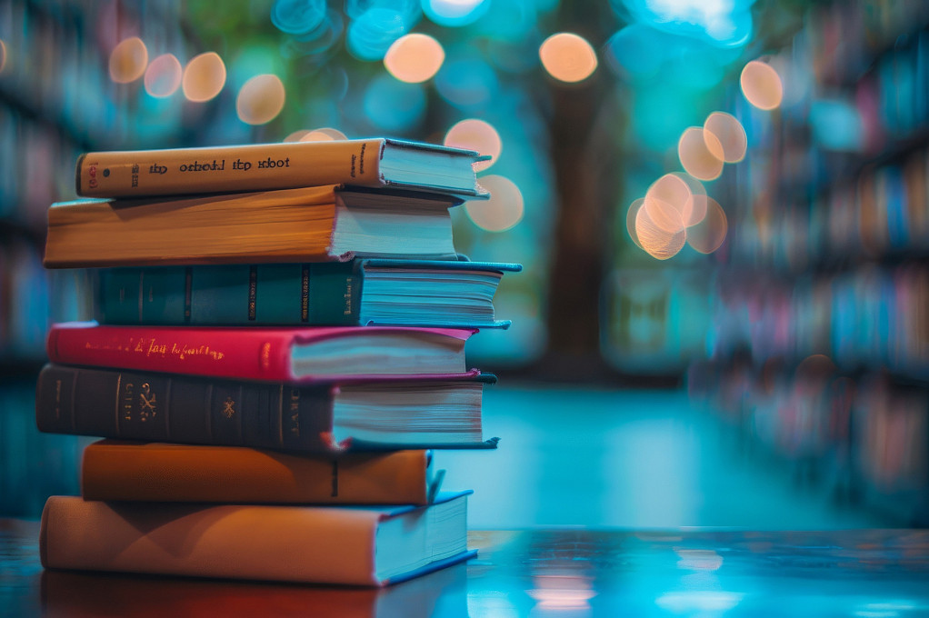 book stack