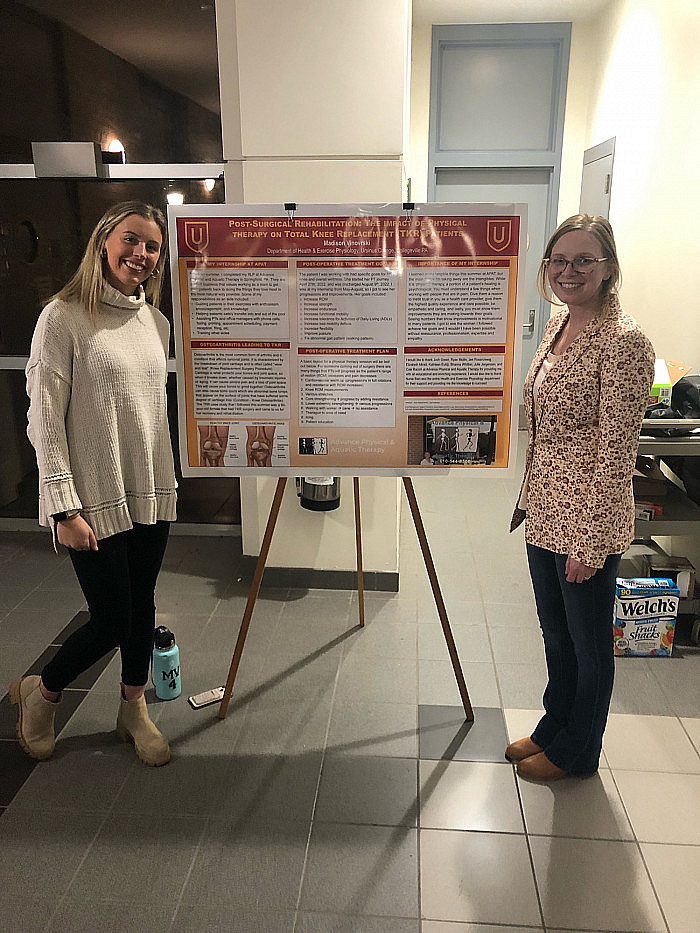 Madison Vinovrski with Dr. Nicole Ivaska