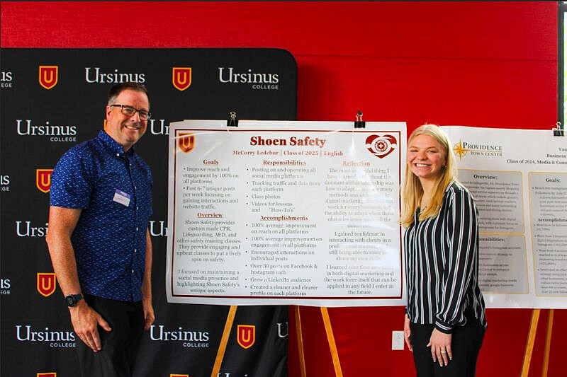 McCorry Ledebur '25 took advantage of the U-Imagine Center's Digital Spark program. Digital Spark pairs students with local business...