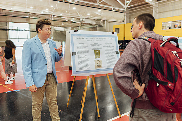 Aiden Jones '24 is currently pursuing an MA in history from the University of North Florida. He also received a competitive teaching assi...