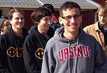 History students at Gettysburg, Fall 2014
