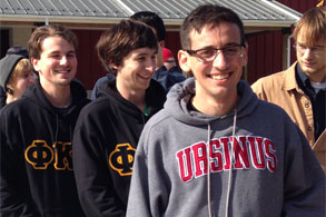 History students at Gettysburg, Fall 2014