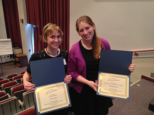 Andrea Kuhn ('14) and Julia Glauberman ('14)