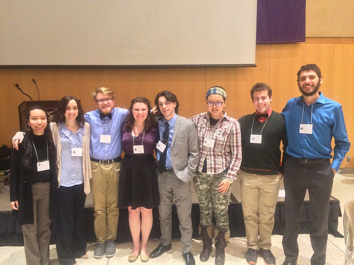 Ursinus students at the 2016 PAT Regional Conference.