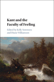 Kant and the Faculty of Feeling - Cover Kant Book