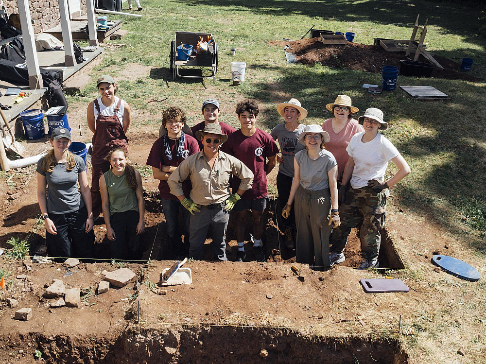 Field School at Speakers House in Trappe Summer 2024