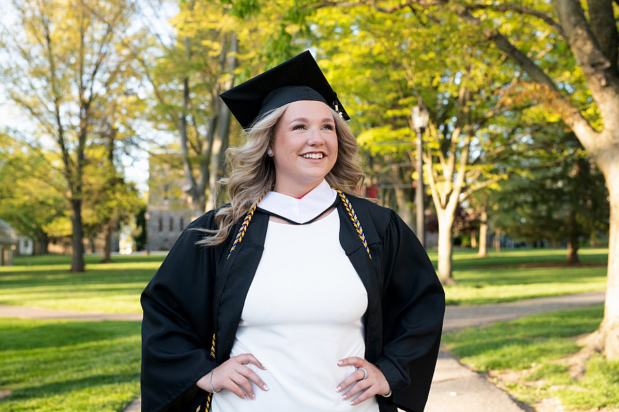 With a BA in Finance and minors in applied economics and politics, Olivia DeFusco '24 accepted a position as a Financial Institution Spec...