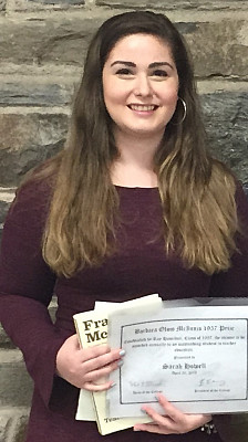 Award winner Sarah Howell