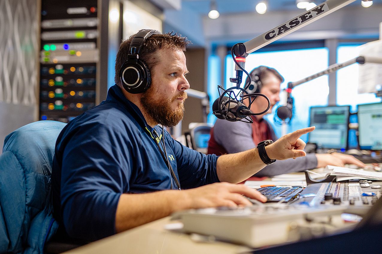 Alumni Casey Fosbenner, on Philadelphia's longest running morning radio show.