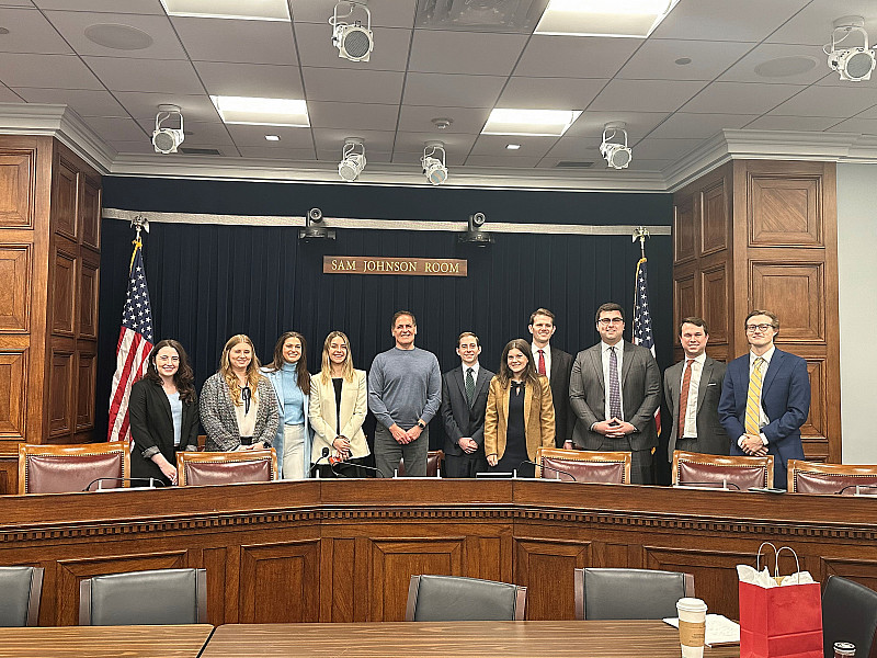 Noah Garber '20 is a Senior Legislative Assistant for Congressman Jeff Van Drew (NJ-02). In this photo Noah is attending a meeting of the...