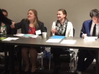 students present at conference